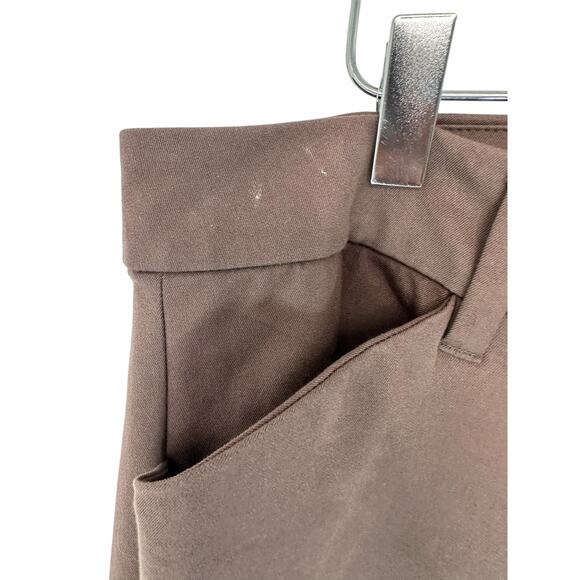 NWT Old Navy Plus Brown Career Work High Rise Split Hem Pixie Pants Size 20 - Picture 6 of 14